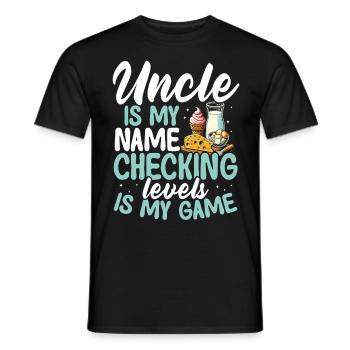 Intolérance au lactose Oncle Intolérance au lactose - T-shirt homme - noir - Devant - AI Model Male 178 light (178cm)