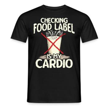 Lactose intolerant Lactose intolerance - Men's T-Shirt - black - Front - AI Model Male 178 light (178cm)