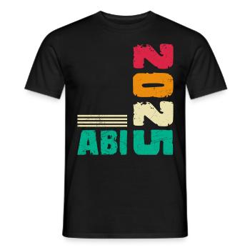 ABI 2025 Abitur Abschluss Lustiges Abiturienten - Männer T-Shirt - Schwarz - Vorne - AI Model Male 178 light (178cm)