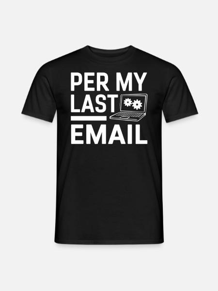 Administrator Support Nerd Computer Tech - Männer T-Shirt - Schwarz