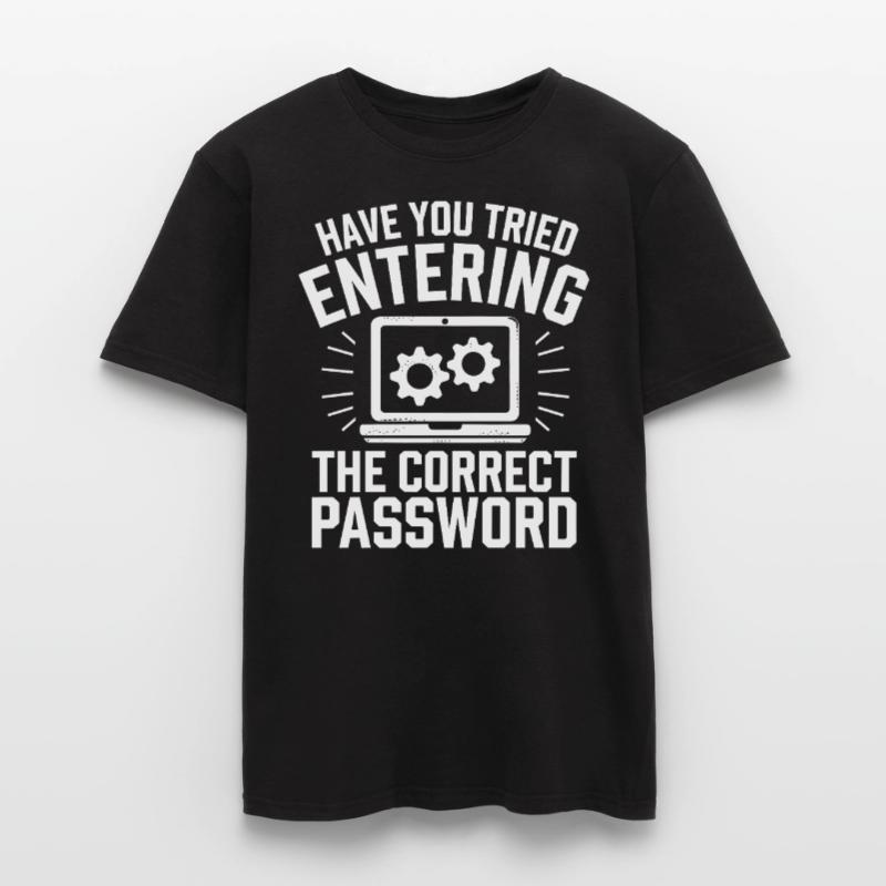 Support Administrateur Nerd Computer Tech T-shirt homme