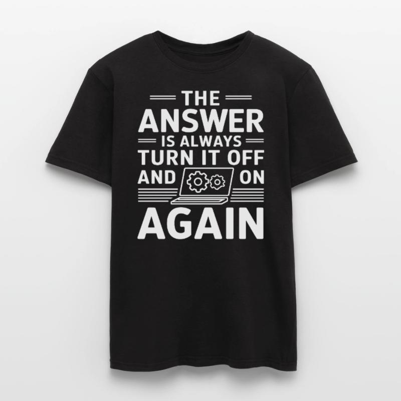 Administrator Support Nerd Computer Tech Men’s T-shirt