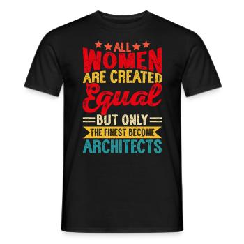 Architekt - Männer T-Shirt - Schwarz - Vorne - AI Model Male 178 light (178cm)
