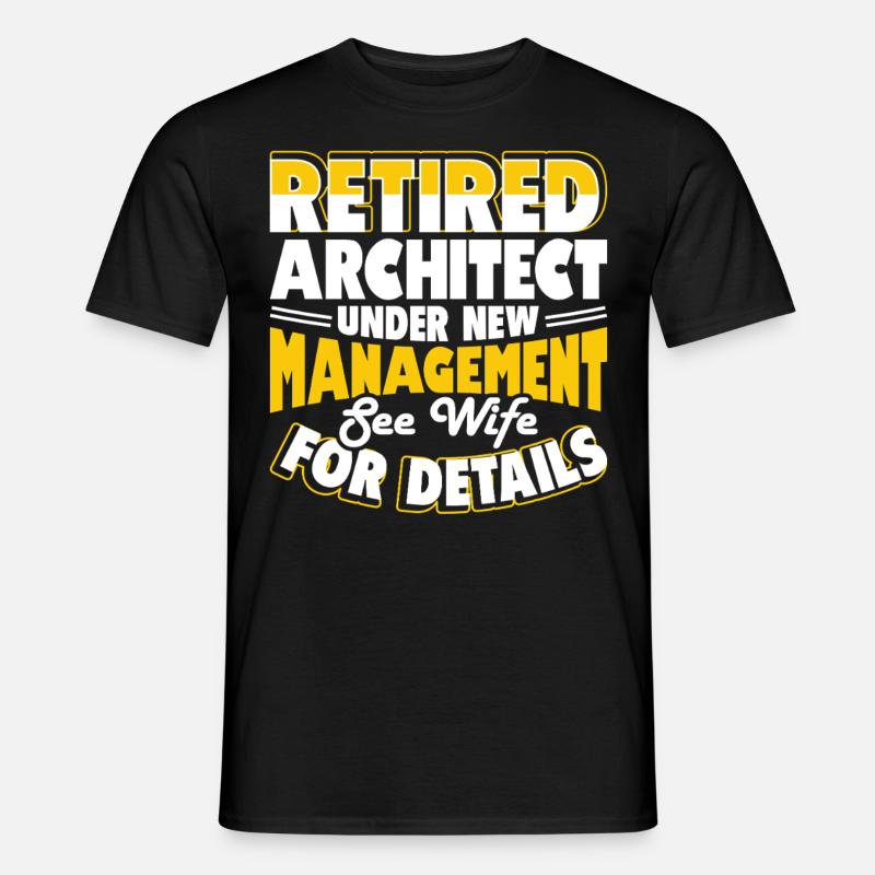 Architekt - Männer T-Shirt - Schwarz