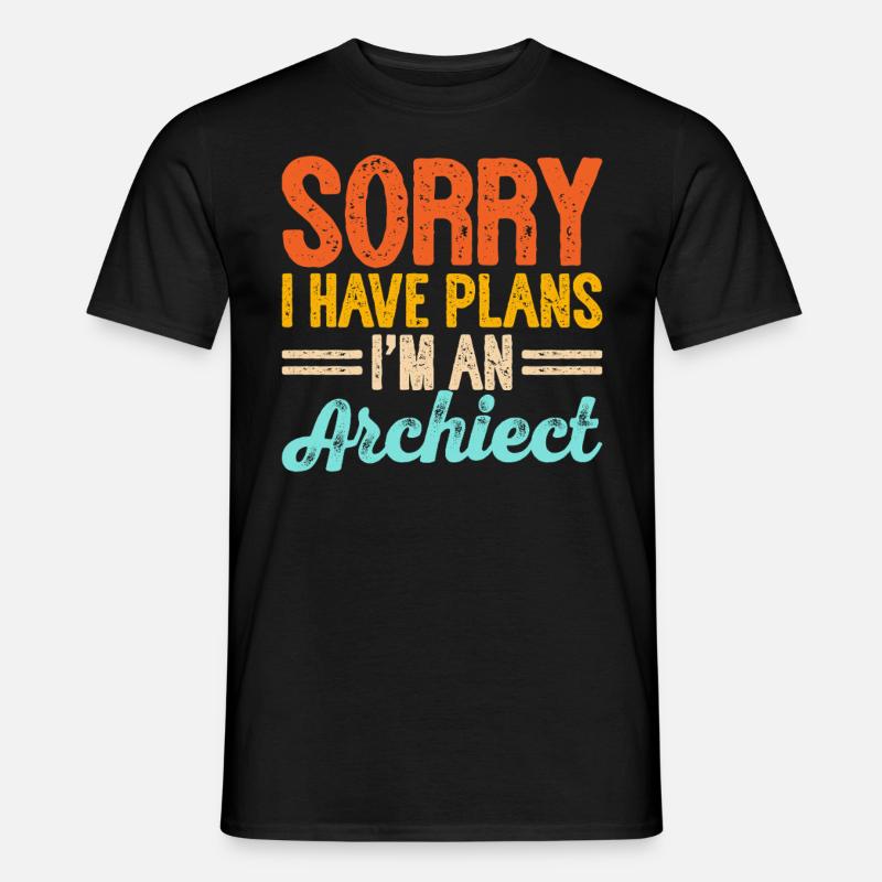 Architekt - Männer T-Shirt - Schwarz
