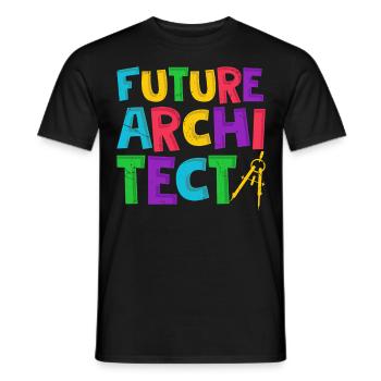 Architekt - Männer T-Shirt - Schwarz - Vorne - AI Model Male 178 light (178cm)