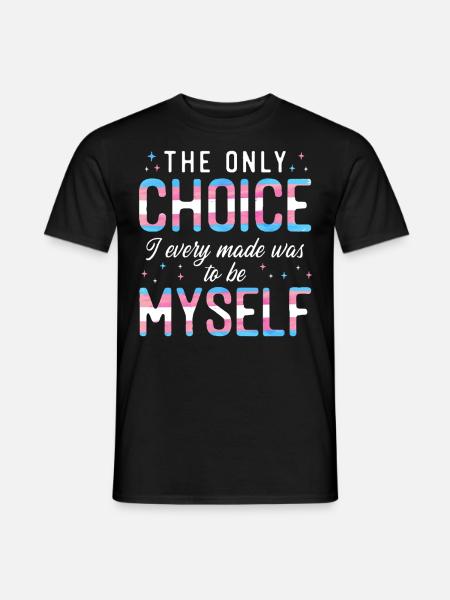 Transgender Trans LGBT Pride - Männer T-Shirt - Schwarz