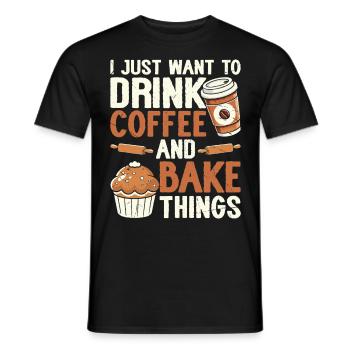 Boulangerie Boulangerie Boulangerie - T-shirt homme - noir - Devant - AI Model Male 178 light (178cm)