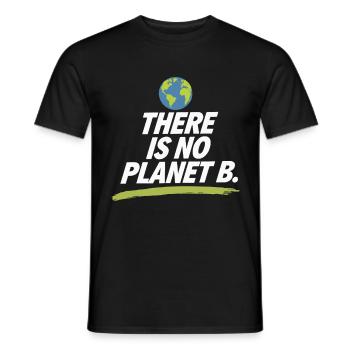 Earth day There Is No Planet B - Männer T-Shirt - Schwarz - Vorne - AI Model Male 178 light (178cm)