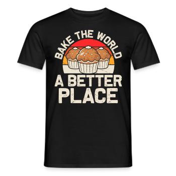 Boulangerie Boulangerie Boulangerie - T-shirt homme - noir - Devant - AI Model Male 178 light (178cm)