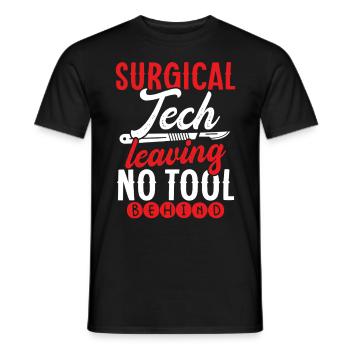 Chirurgischer Techniker Chirurgischer Technologe - Männer T-Shirt - Schwarz - Vorne - AI Model Male 178 light (178cm)