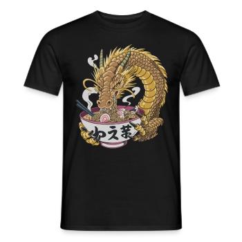 Mangeur de ramen légendaire - T-shirt homme - noir - Devant - AI Model Male 178 light (178cm)