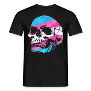 Fierté LGBT transgenre - T-shirt homme - noir - Devant - AI Model Male 178 light (178cm)