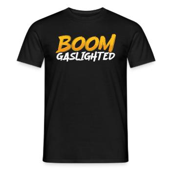 Gaslighting Gaslighter - Männer T-Shirt - Schwarz - Vorne - AI Model Male 178 light (178cm)