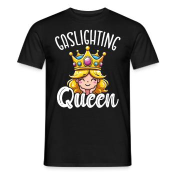 Gaslighting Gaslighter - Men's T-Shirt - black - Front - AI Model Male 178 light (178cm)