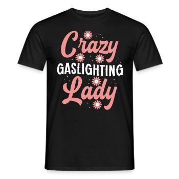 Gaslighting Gaslighter - Männer T-Shirt - Schwarz - Vorne - AI Model Male 178 light (178cm)