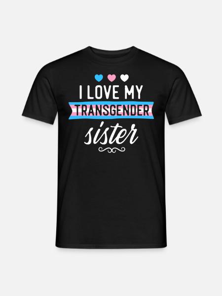 Transgender Trans LGBT Pride - Männer T-Shirt - Schwarz