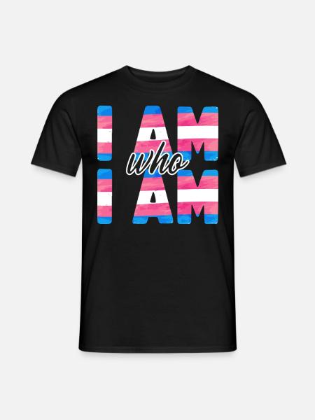 Transgender Trans LGBT Pride - Männer T-Shirt - Schwarz