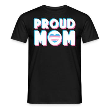 Fierté LGBT transgenre - T-shirt homme - noir - Devant - AI Model Male 178 light (178cm)