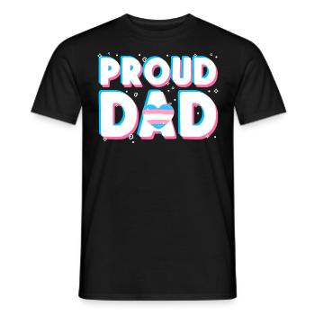 Transgender Trans LGBT Pride - Männer T-Shirt - Schwarz - Vorne - AI Model Male 178 light (178cm)