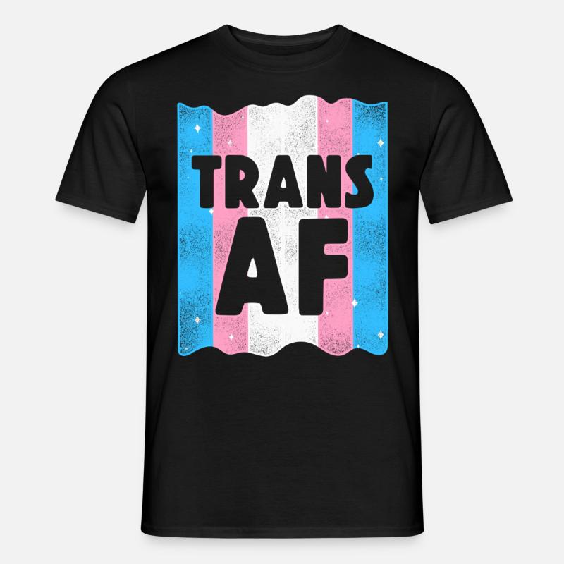 Transgender Trans LGBT Pride - Männer T-Shirt - Schwarz