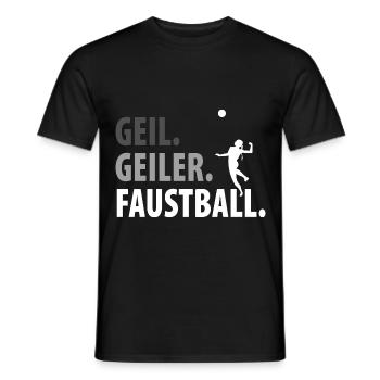 Faustball Faustballer Faustballspieler - Männer T-Shirt - Schwarz - Vorne - AI Model Male 178 light (178cm)