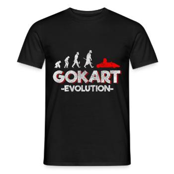 Gokart Motorsport Go kart Sieger - Männer T-Shirt - Schwarz - Vorne - AI Model Male 178 light (178cm)
