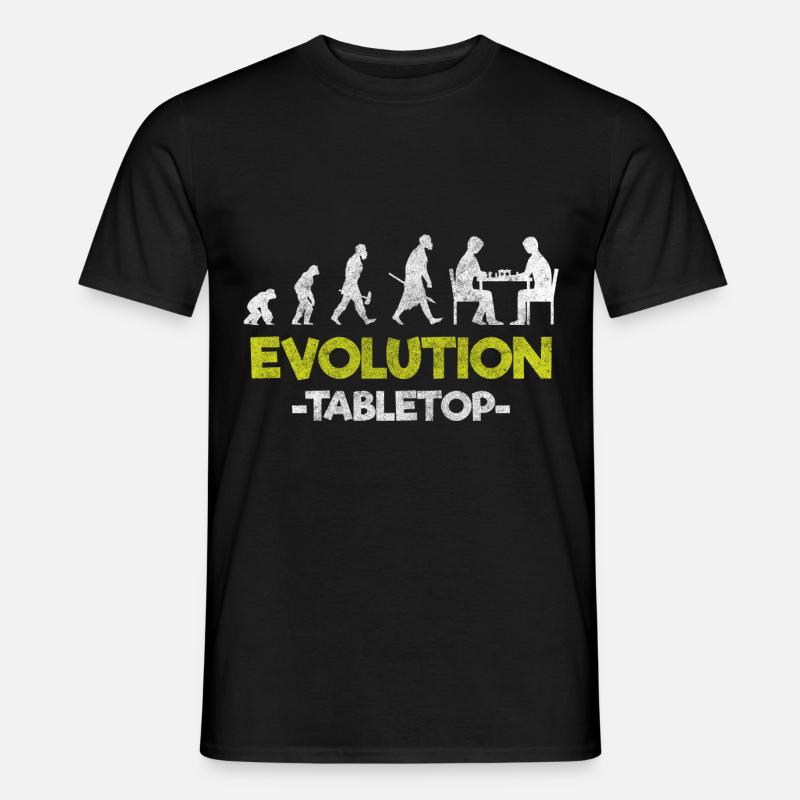 Tabletop Spieleabend Gewinner - Männer T-Shirt - Schwarz