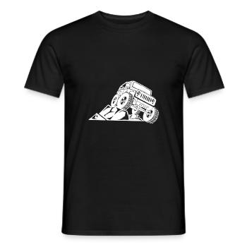 VUS hors route - T-shirt homme - noir - Devant - AI Model Male 178 light (178cm)