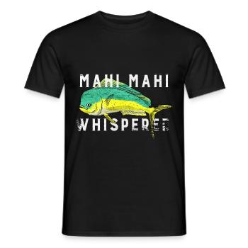 mahi mahi Flüsterer Whisperer - Männer T-Shirt - Schwarz - Vorne - AI Model Male 178 light (178cm)