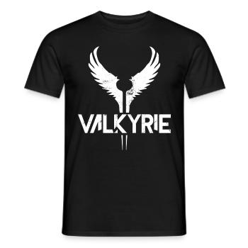 Valkyrie wing Vikings - Men's T-Shirt - black - Front - AI Model Male 178 light (178cm)