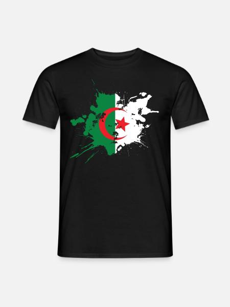 Algeria - Men's T-Shirt - black