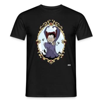 Halloween Dracula Comic Party Happy Halloween fun - Men's T-Shirt - black - Front - AI Model Male 178 light (178cm)