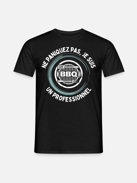 PRO BBQ - T-shirt homme - noir