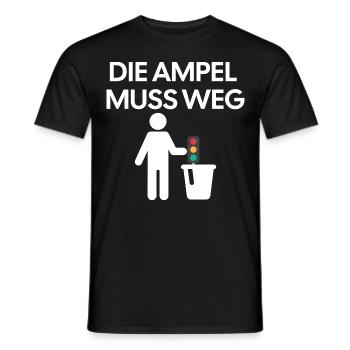 Les feux de circulation doivent disparaître - T-shirt homme - noir - Devant - AI Model Male 178 light (178cm)