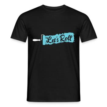 Traditionelles Kunstdesign Kreative Malerei Gesche - Männer T-Shirt - Schwarz - Vorne - AI Model Male 178 light (178cm)