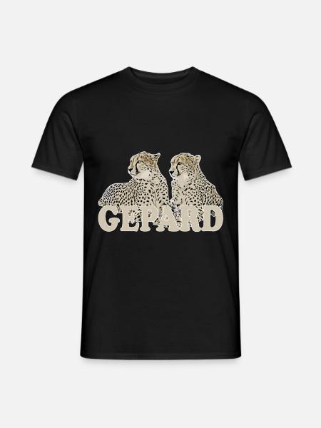 cheetah - Men's T-Shirt - black