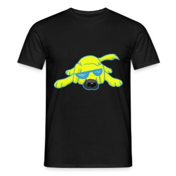 Meme Chien Animaux Enfants Enfants Chiens Ukraine - T-shirt homme - noir - Devant - AI Model Male 178 light (178cm)