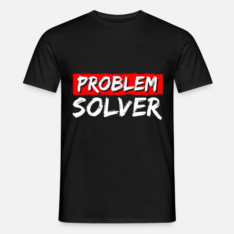 Solution Funny No problem - Men’s T-shirt - black