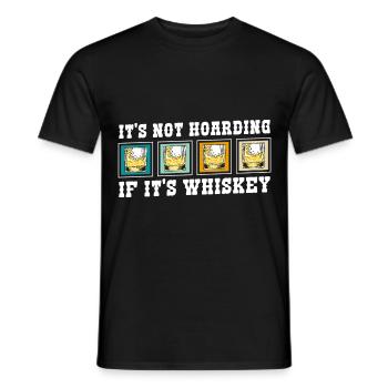 Bar à bouteilles d’alcool - T-shirt homme - noir - Devant - AI Model Male 178 light (178cm)