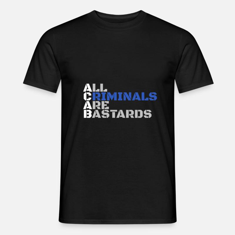 ACAB-Zitat - Männer T-Shirt - Schwarz
