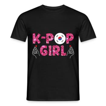 K-Pop Is My Seoul Kpop - Männer T-Shirt - Schwarz - Vorne - AI Model Male 178 light (178cm)