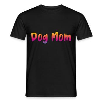 Maman chien - T-shirt homme - noir - Devant - AI Model Male 178 light (178cm)