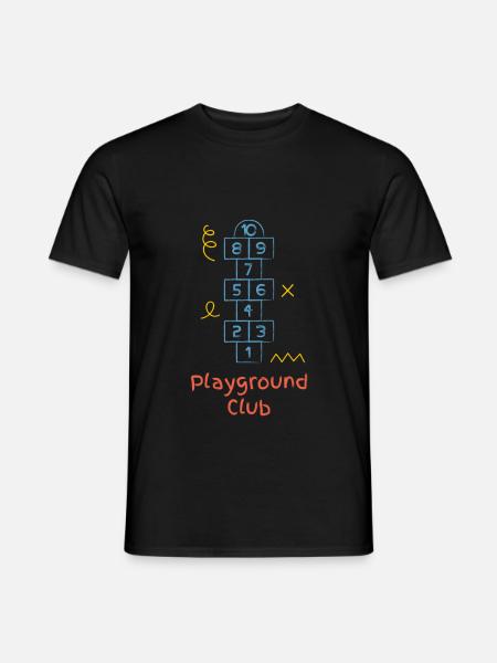 Playground club - Men's T-Shirt - black