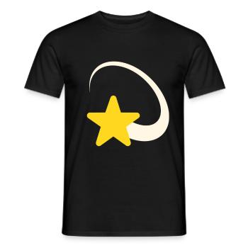 Étoile filante Idée cadeau Cool - T-shirt homme - noir - Devant - AI Model Male 178 light (178cm)