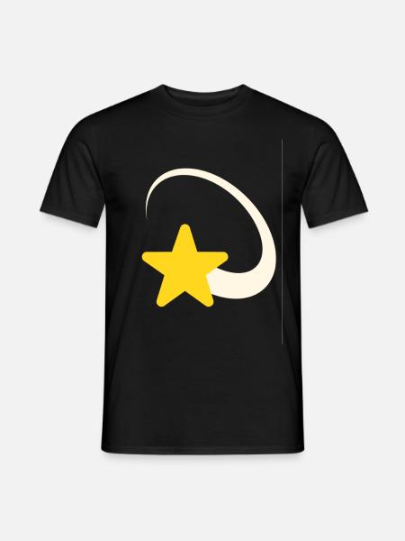 Shooting Star Gift Idea Cool - Men's T-Shirt - black