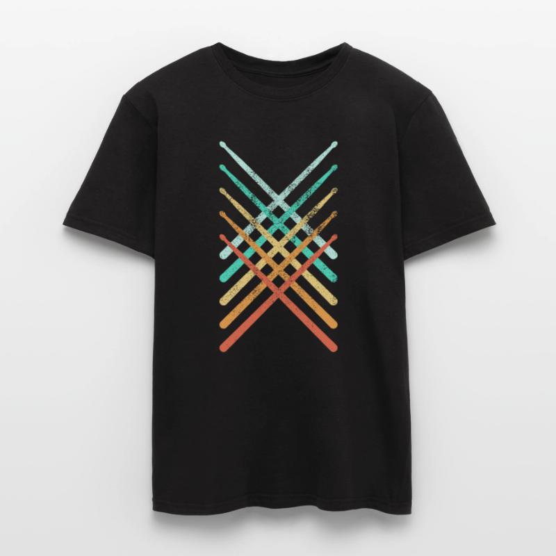 Drummer Schlagzeuger oder Percussionist Geschenk Männer T-Shirt