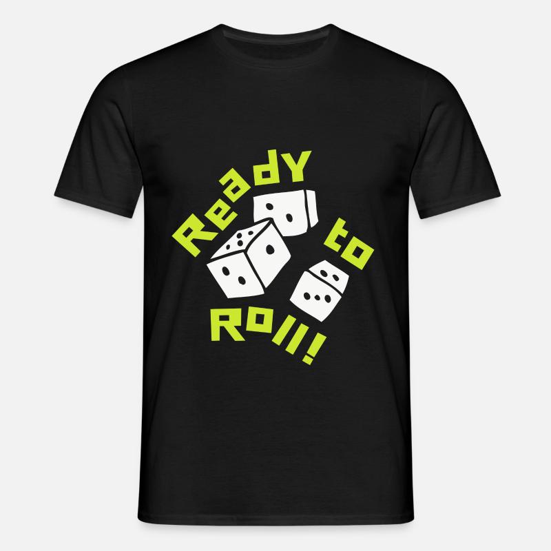 Ready To Roll | cube - Men's T-Shirt - black
