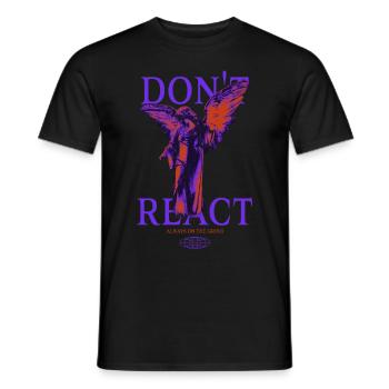 Streetwear Angel Angel Wings Designer Gift - Men's T-Shirt - black - Front - AI Model Male 178 light (178cm)