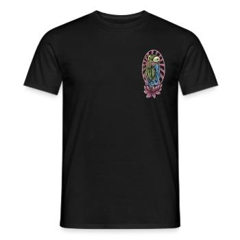 Gottesanbeterin I Fangschrecke Mantis Insekt Motiv - Männer T-Shirt - Schwarz - Vorne - AI Model Male 178 light (178cm)